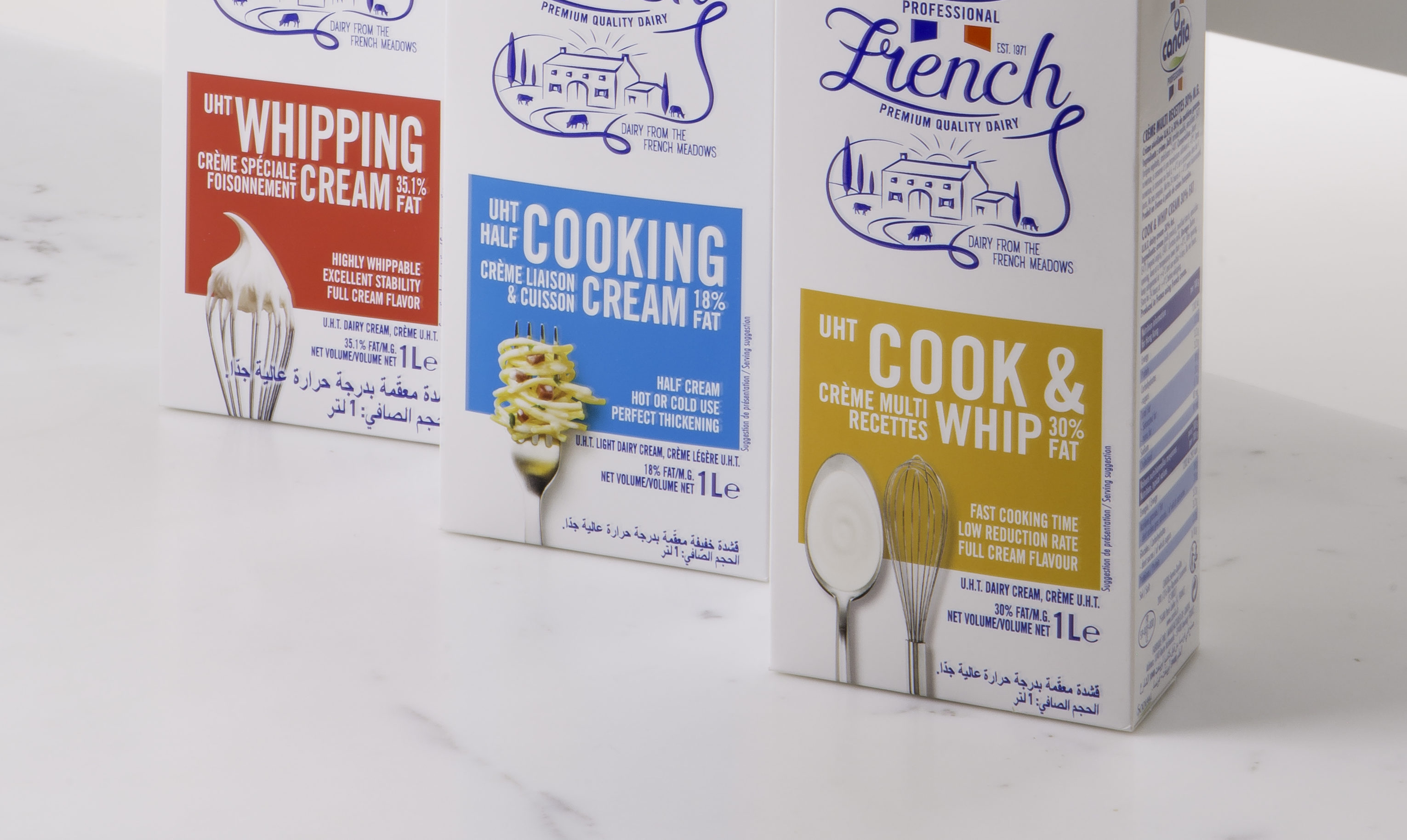 我们的18％奶油和30％奶油正式更名。